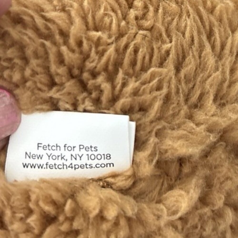 Rudolph Red Nosed Reindeer 15”Plush Red Rope Squeak Dog Toy “Fetch For Pets.” - Picture 3 of 6
